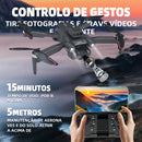 Drone com Câmera HD, Controle Remoto, Sensor de Obstáculos, 2 Baterias 3.7V 1800mAh