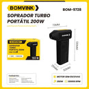 Soprador Turbo Portátil 200w