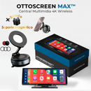 OttoScreen Max: Central Multimídia 10,26 Pol + (BRINDE) Suporte Magnético Universal Veicular